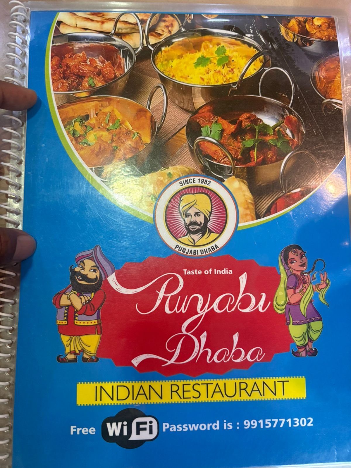 Menu Cover